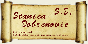 Stanica Dobrenović vizit kartica